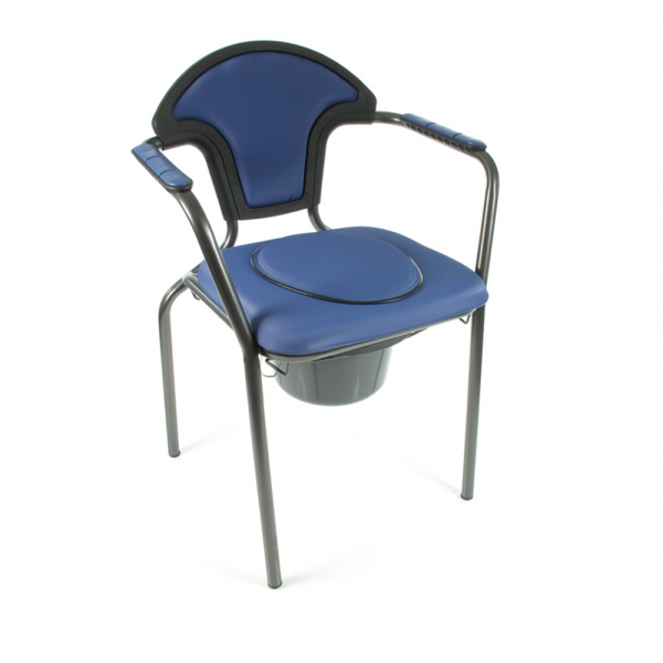 Russka Toilettenstuhl „Standard modern“, blau