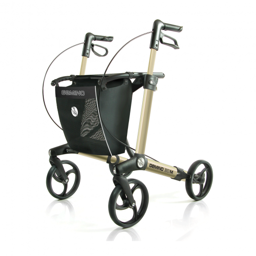 Sunrise Medical Gemino Rollator 30 M Champagne, Leichtgewicht-Rollator