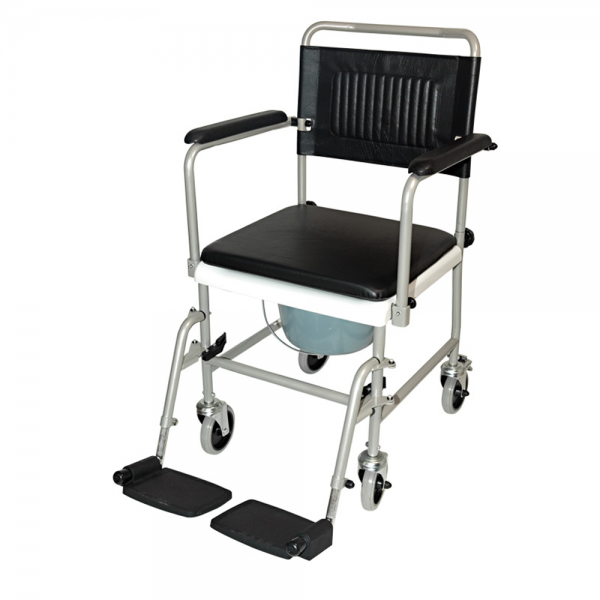 Drive medical Toilettenrollstuhl TRS 130 – pulverbeschichtet