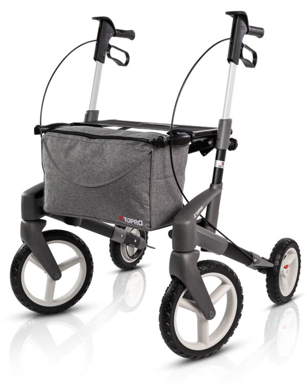 Rollator TOPRO Olympos ATR Vorführware TOPRO Olympos ATR - Der Gelände-Rollator Der TOPRO Olympos ATR ist der perfekte Rollator für Aktivitäten im Freien. Aufgrund der großen Vorderräder und Offroad-Bereifung ist er ein zuverlässiger Begleiter auf unebenen Straßen und Kopfsteinpflaster sowie auf unbefestigten Wegen. Die zahlreichen te...