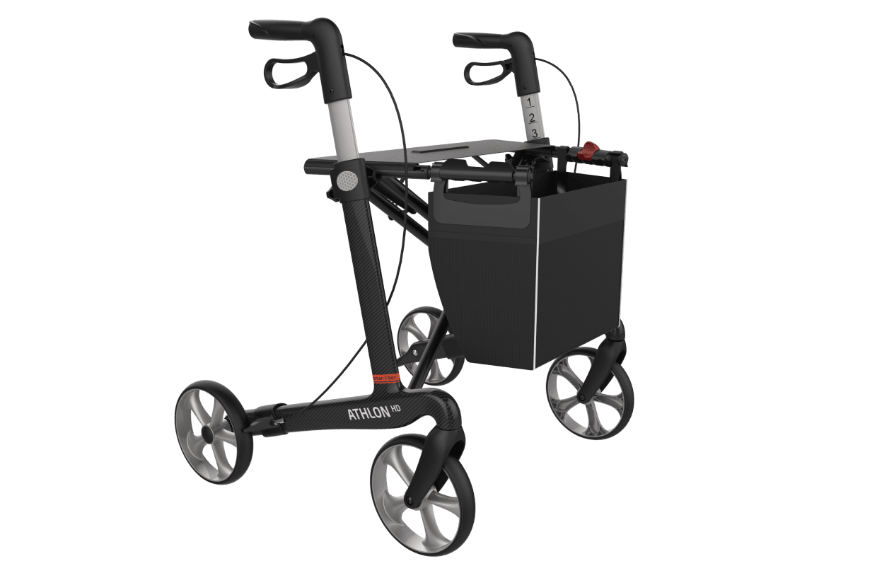 Rehasense Leichtgewichtrollator Carbon Athlon HD Rehasense Athlon HD - Einzigartig auf dem Markt Mit seinem ultraleichten Gewicht und einer maximalen Tragfähigkeit von 200 kg ist der  Rehasense Leichtgewichtrollator Carbon Athlon HD derzeit einzigartig auf dem Markt. Der Carbon Rollator bietet Menschen mit einem erhöhten Platzbedarf einen ...