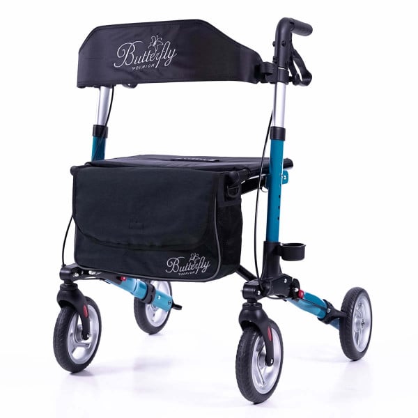 REHASHOP Leichtgewichtrollator Butterfly Premium blau