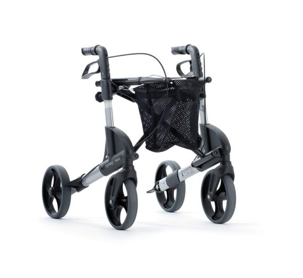 Leichtgewicht Rollator Topro Troja X Der Rollator Topro Troja (oder auch Topro Troja Classic genannt) wurde 09/2005 Testsieger bei Stiftung Warentest und hat somit Maßstäbe für die weitere Entwicklung von modernen und leichten Rollatoren gesetzt. Der Topro Troja X ist für Personen von 125 cm bis 160 cm Körpergröße  geeignet. &n...