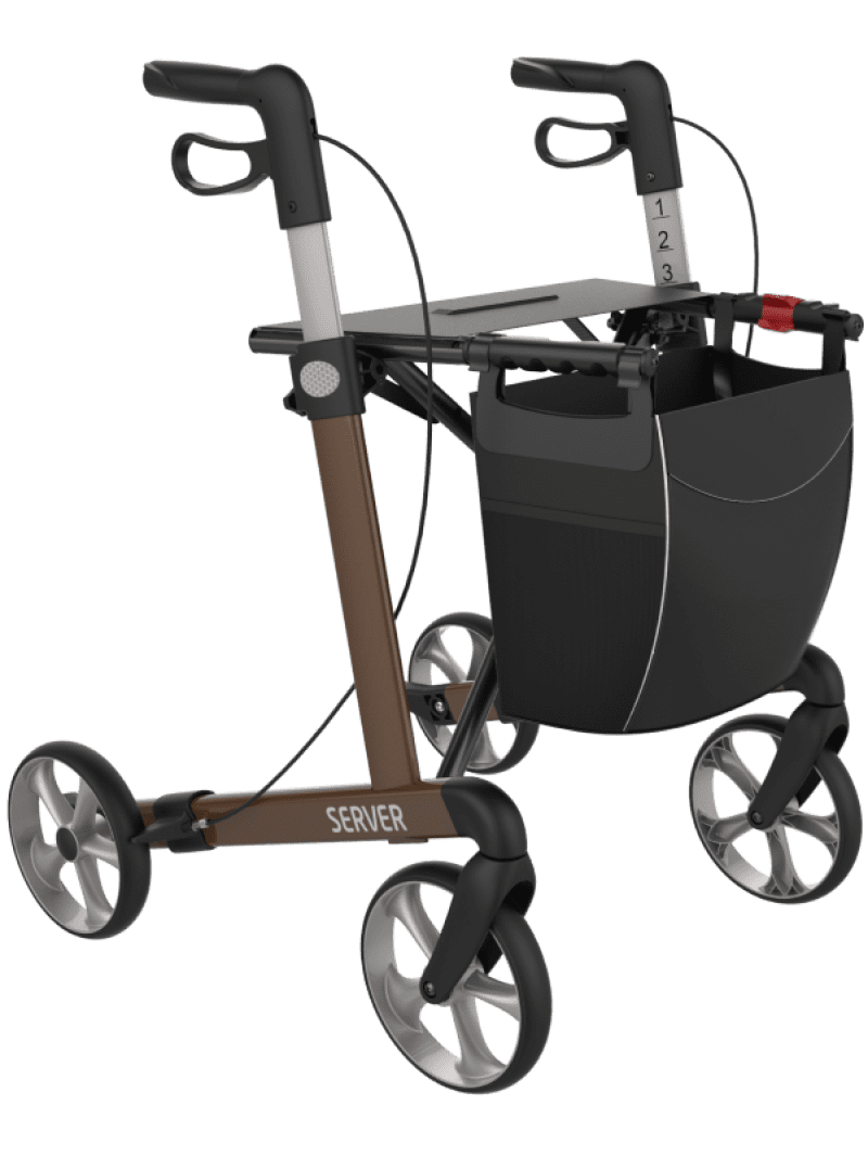 Leichtgewichtrollator Rehasense Server Rehasense Server – Rollator mit großem Stil Das Besondere an dem Leichtgewichtrollator Rehasense Server ist sein Gewicht und seine Funktionalität. Mit seiner praktischen abnehmbaren Einkaufstasche und den wartungsfreien Bremsen ist der Rollator Leichtgewichtrollator Rehasense Server perfekt für d...