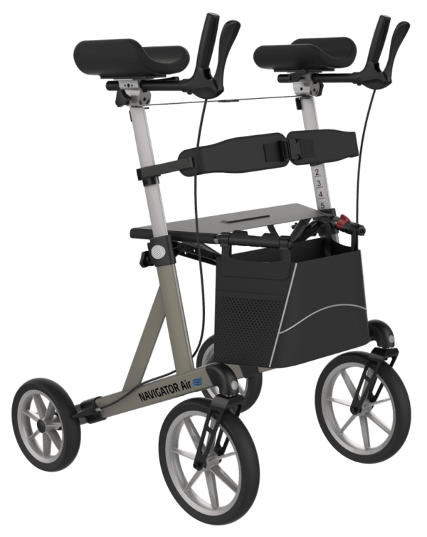 Outdoor Arthritisrollator Rehasense Navigator Air Vorführware   Rehasense Navigator Air - der Outdoor Arthritisrollator Der Outdoor Arthritisrollator Rehasense Navigator Air wurde speziell designt und gefertigt für den Außenbereich. Dieser Rollator verfügt über große Vorderräder zum leichteren Überwinden von Hindernissen. Ein längerer Radstand sorgt fü...