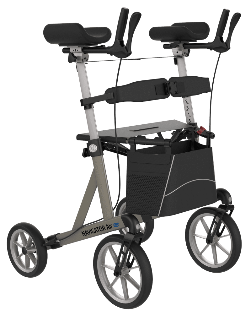 Outdoor Arthritisrollator Rehasense Navigator Air Vorführware   Rehasense Navigator Air - der Outdoor Arthritisrollator Der Outdoor Arthritisrollator Rehasense Navigator Air wurde speziell designt und gefertigt für den Außenbereich. Dieser Rollator verfügt über große Vorderräder zum leichteren Überwinden von Hindernissen. Ein längerer Radstand sorgt fü...