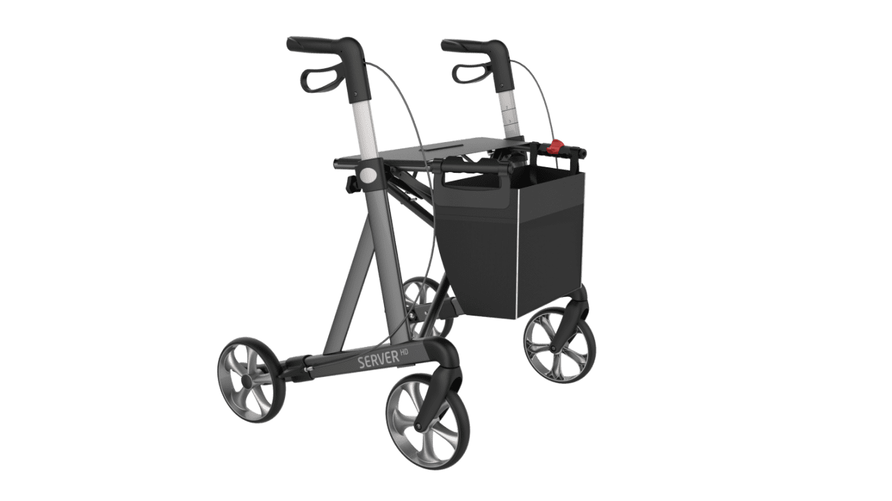 Rollator Rehasense Server HD Vorführware   Rehasense Server HD - Heavy Duty Rollator Der Rollator Rehasense Server HD verfügt über einzigartige