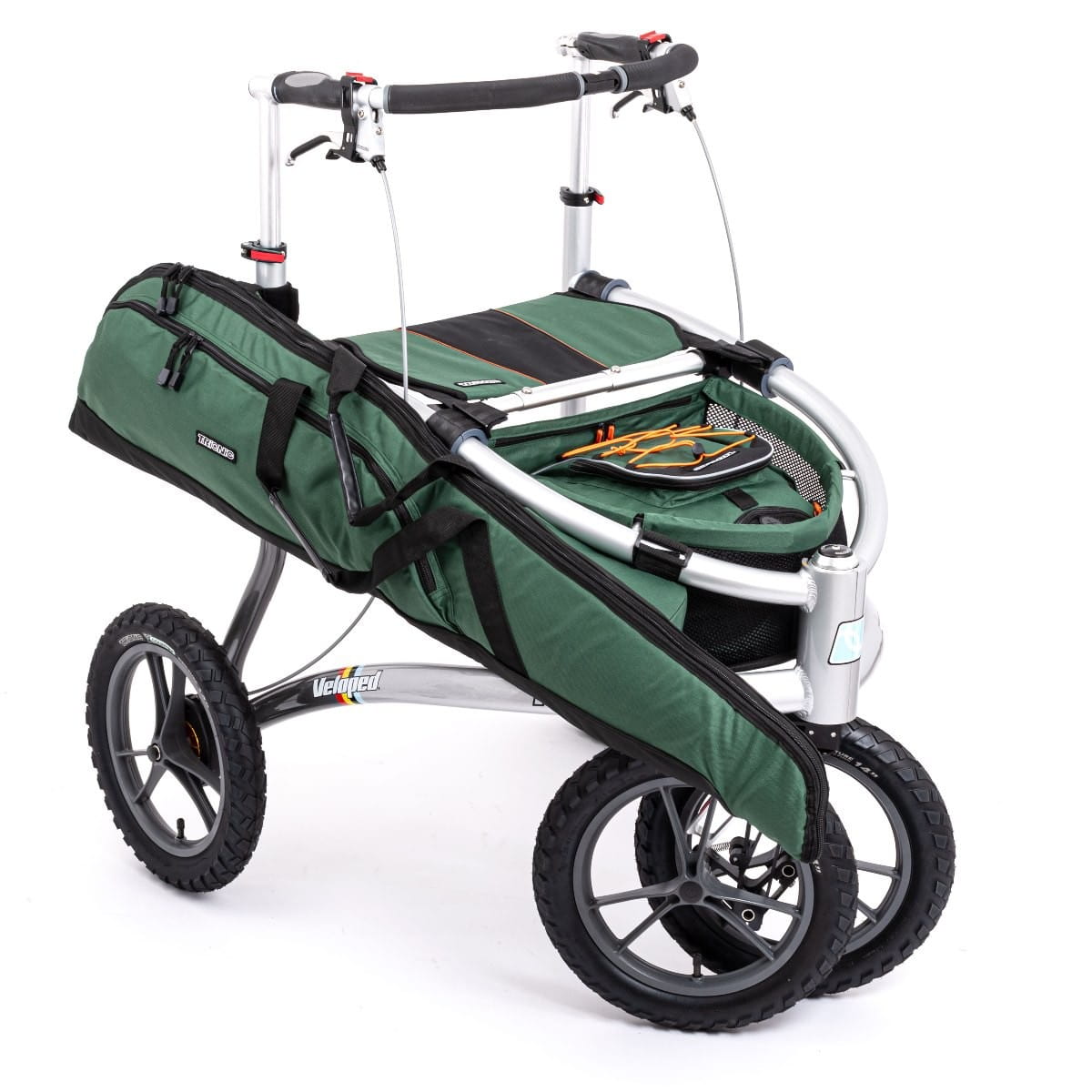 Rollator Trionic Veloped JAKT Trionic Veloped JAKT - der Jagdwagen Der Rollator Trionic Veloped JAKT wurde speziell für Kunden entwickelt