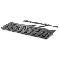 HP Business Slim – Tastatur – mit Smart Card reader – USB – Deutschland – Schwarz