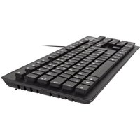 V7 CKU700IT – Tastatur-und-Maus-Set – waschbar – USB – QWERTY – Italienisch – Schwarz