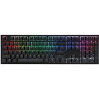 Ducky One 2 Backlit PBT Gaming Tastatur, MX-Silent-Red, RGB LED – schwarz (DKON1808ST-SDEPDAZT1)