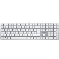 CHERRY KC 200 MX Tastatur USB QWERTZ Deutsch Silber – Weiß (G80-3950LHBDE-1)