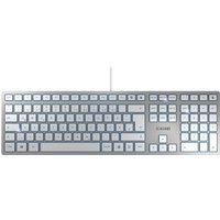 CHERRY KC 6000 slim – Tastatur – USB – US – Silber (JK-1600EU-1)