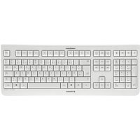 Cherry KW 3000 Kabellose Tastatur weiß – Full-Size-Layout inkl. Cursor- und Nummernblock / Flache – kabellose Tastatur / Bis zu 10 Millionen Tastenbetätigungen (JK-3000DE-0)