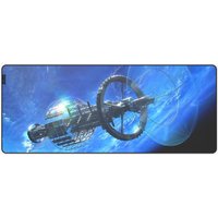 KRUX Space XXL Ship – Blau – Abbildung – Mikrofaser – Anti-Rutsch-Basis – Gaming-Mauspad (KRX0105)