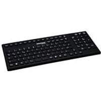 GETT InduProof Smart Classic Schwarz USB Silikon IP68 Tastatur desinfizierbar wasserdicht schwarz 106 Tasten (DE) (KG24206)