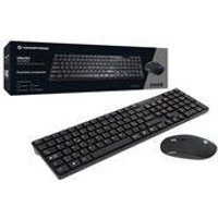 Conceptronic ORAZIO01ES Wireless Keyboard+Mouse,ES, schwarz (ORAZIO01ES)