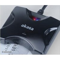 Akasa AK-CR-03BKV2 – SmartCard-Leser – USB 2.0 – Schwarz