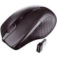 Cherry MW 3000 – Maus – Infrarot – 5 Taste(n) – drahtlos – 2,4 GHz – kabelloser Empfänger (USB) – Schwarz (JW-T0100)