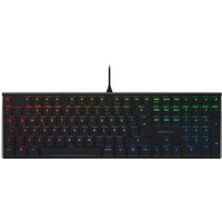 CHERRY MX 10,0N RGB – Tastatur – backlit – USB – Deutsch – Tastenschalter: CHERRY MX Low Profile RGB Speed – Schwarz (G8A-25010LVBDE-2) – Sonderposten