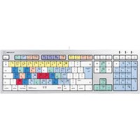 Logickeyboard LKB-CBASE-CWMU-UK USB QWERTY UK Englisch Mehrfarben Tastatur (LKB-CBASE-CWMU-UK)