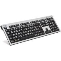 Logickeyboard XLPrint – USB – Büro – QWERTZ – Deutsch – Verkabelt – PC / Server (LKB-LPRNTWB-AJPU-DE)