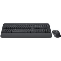 Logitech Signature MK650 for Business – Tastatur-und-Maus-Set – kabellos – 2.4 GHz, Bluetooth LE – AZERTY – Belgien – Off-White