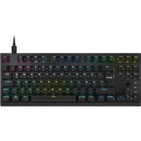 CORSAIR K60 PRO RGB – Tastatur – mechanisch, TKL, Gaming – Hintergrundbeleuchtung – USB – Deutsch – Tastenschalter: CORSAIR OPX RGB