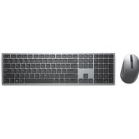 DELL KM7321W. Tastatur Formfaktor: Full-size (100%). Tastatur-Stil: Gerade. Geräteschnittstelle: RF Wireless + Bluetooth, Tastaturaufbau: QWERTY, Empfohlene Nutzung: Büro. Produktfarbe: Grau, Titan. Maus enthalten (KM7321WGY-NOR)