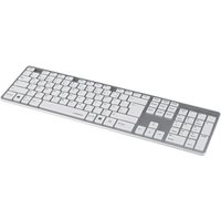 Hama Rossano – Tastatur – USB – weiß, Silber (00050453)