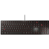 CHERRY KC 6000 slim – Tastatur – USB – Frankreich – Schwarz (JK-1600FR-2)