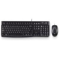 Logitech Desktop MK120 Tastatur und Maus Set USB Layout US Englisch (920-002562)