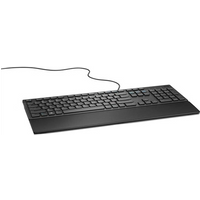 Dell KB216 – Tastatur – USB – USA International (QWERTY) – Schwarz – für Inspiron 3459, Latitude 3480, 3580, Vostro 3905