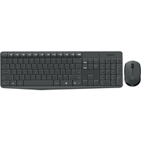 Logitech MK235 – Tastatur-und-Maus-Set – kabellos – 2.4 GHz – Englisch – Europa