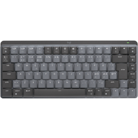 Logitech Master Series MX Mechanical Mini – Tastatur – hinterleuchtet – kabellos – Bluetooth LE – QWERTY – Nordisch (Dänisch/Finnisch/Norwegisch/Schwedisch) – Tastenschalter: Tactile Quiet – Graphite