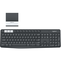 Logitech K375s Multi-Device – Tastatur – Bluetooth, 2.4 GHz – QWERTZ – Deutsch – Graphite, Off-White