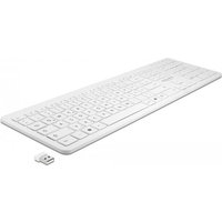 DeLOCK – Tastatur – kabellos – 2,4 GHz – QWERTZ – Deutsch – weiß – retail (12014)