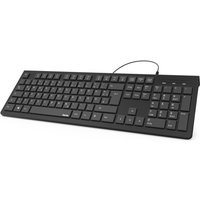 Hama Basic-Tastatur KC-200, Schwarz, QWERTY, UKR (89182681)