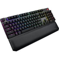 ASUS ROG Strix Scope NX Wireless Deluxe – Tastatur – Hintergrundbeleuchtung – USB, RF, Bluetooth 5.2 – Tastenschalter: ROG NX Red – Schwarz – Sonderposten