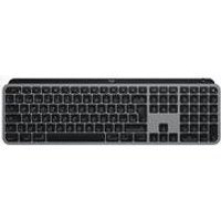 Logitech MX Keys für Mac – Tastatur – hinterleuchtet – Bluetooth, 2.4 GHz – QWERTY – Spanisch – Space-grau