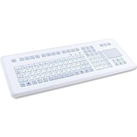 Gett InduDur TKS-105c-TOUCH-KGEH – Tastatur – mit Touchpad – Robust – USB – QWERTZ – Deutsch (KS18240)