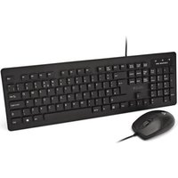 V7 CKU700UK – Tastatur-und-Maus-Set – USB – GB – Schwarz (B-Ware)