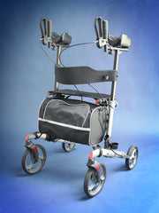 Arthritis Rollator RQ-Walker GR L mit Armauflage bis max. 125 kg optischer Zustand wählbar ✅ RQ-Walker L silber mit Unterarmstütze wurde für alle entwickelt