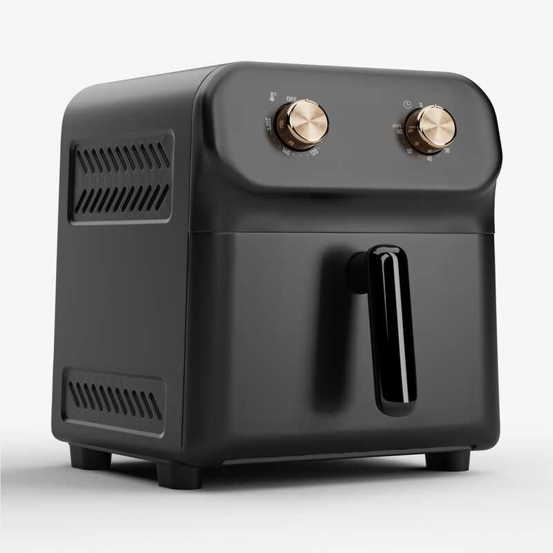 Heißluftfritteuse, Airfryer Backofen, 1700W Kompakte Heißluftfritteuse, 5,8L Luft-Friteuse mit Einfacher Bedienung & Timer, Große Heissluftfriteuse,