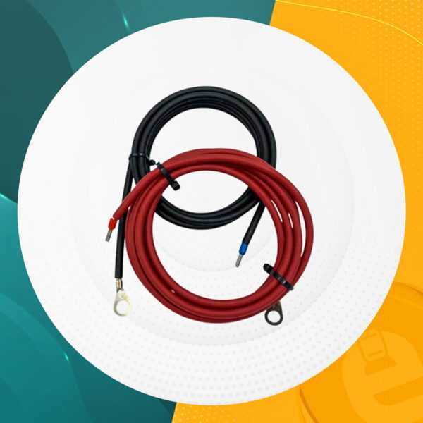 Solarkabel 2X2M-4mm² mit DT Anschluss Elektrischer Anschluss (Schwarz Rot) ZUBEHÖR