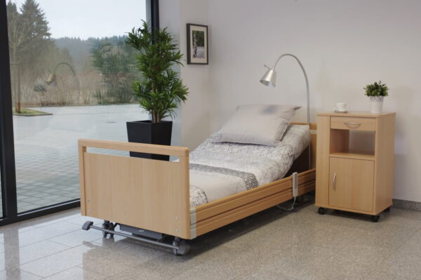 tecfor care GmbH Pflegebett ELBACARE tecfor care GmbH ELBACARE - vereint alle Anforderungen an Komfort und Ergonomie Mit dem "all-in-one-Pflegebett" ELBACARE hat die Firma tecfor care GmbH  ein modernes Pflegebett entworfen