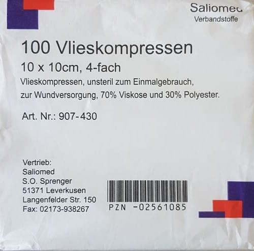 Saliomed Stoma Vlieskompressen Saliomed