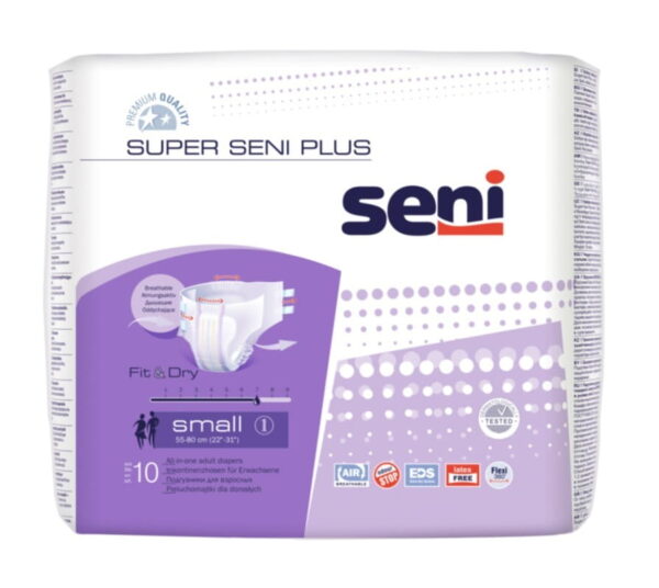 Super Seni Plus Inkontinenzhosen Small 30 Stück Super Seni Plus Small - Für Damen und Herren Die Super Seni Plus Inkontinenzhosen Small 30 Stück sind eine zuverlässige Lösung bei Inkontinenz. Bestens geeignet für mobile