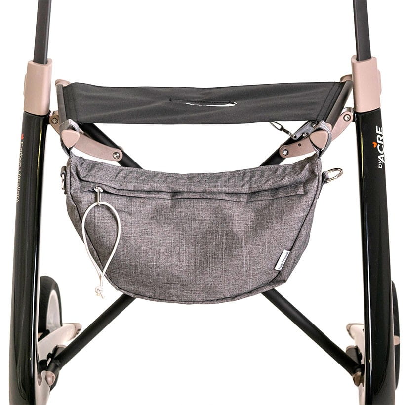 ACRE kleine Tasche mit Reißverschluss für ACRE Rollator Carbon Ultralight schmal