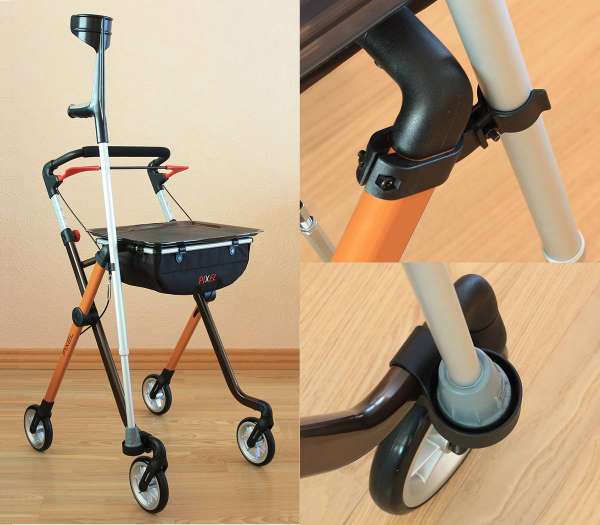 REHASENSE Stockhalter für Indoor Rollator Pixel